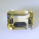 Citrine loose Stone 1 Pieces 14 x 19 mm Emerald cut Yellow faceted Gemstone