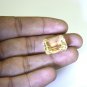 Citrine loose Stone 1 Pieces 14 x 19 mm Emerald cut Yellow faceted Gemstone