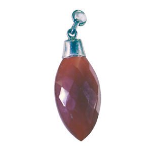 Riyo Red Onyx Silver Jewelry Sets Twist Pendants L 1in Spron-66009