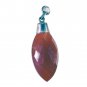 Riyo Red Onyx Silver Jewelry Sets Twist Pendants L 1in Spron-66009