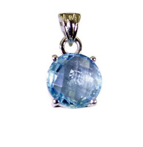Riyo Blue Topaz Wholesale Silver Usa Ballerina Pendants L 1in Spbto-10066