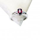 Riyo Garnet Brushed Silver Jewelry Regards Ring Jewelry Sz 6 Srgar6-26123