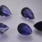 iolite loose Stone 1 Pieces 8x12,9x12 mm Pear Blue faceted Gemstone
