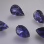 iolite loose Stone 1 Pieces 8x12,9x12 mm Pear Blue faceted Gemstone