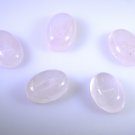 Rose Quartz loose Stone 1 Pieces 12 x 16 mm Oval Pink cabochon Gemstone