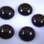 Garnet loose Stone 1 Pieces 15 x 15 mm Round Red cabochon Gemstone