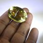 lemon Quartz loose Stone 1 Pieces 23 x 33 mm Oval Yellow faceted Gemstone