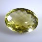 lemon Quartz loose Stone 1 Pieces 30 x 32 mm Oval Yellow faceted Gemstone