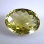 lemon Quartz loose Stone 1 Pieces 30 x 32 mm Oval Yellow faceted Gemstone