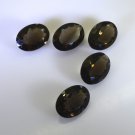 Smoky Quartz loose Stone 1 Pieces 13 x 18 mm Oval Brown faceted Gemstone