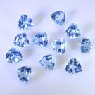 Blue topaz loose Stone 1 Pieces 8 x 8 mm Trillion Blue faceted Gemstone