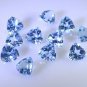 Blue topaz loose Stone 1 Pieces 8 x 8 mm Trillion Blue faceted Gemstone