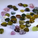 Tourmaline loose Stone 1 Pieces 4x4,5x5,6x6,7x7,8x8 mm Trillion Multi cabochon