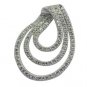Riyo CZ925 Solid Sterling Silver Cute Pendant L 2in Spwhcz-110030