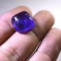 Amethyst loose Stone 1 Pieces 14 x 14 mm Princess Purple cabochon Gemstone