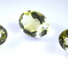 lemon Quartz loose Stone 1 Pieces 12 x 16 mm Oval Yellow faceted Gemstone