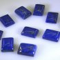 Lapis Lazuli loose Stone 1 Pieces 10 x 13 mm Emerald cut Blue cabochon Gemstone