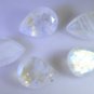 Rainbow Moonstone loose Stone 1 Pieces 12 x 15 mm Pear Multi faceted Gemstone