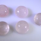 Rose Quartz loose Stone 1 Pieces 11 x 11 mm Round Pink cabochon Gemstone