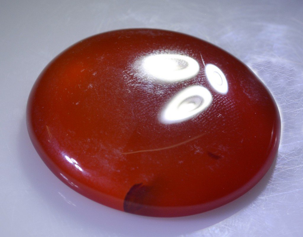 Red onyx loose Stone 1 Pieces 34 x 34 mm Round Red cabochon Gemstone