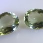 Green amethyst loose Stone 1 Pieces 12 x 18 mm Pear Green faceted Gemstone