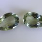 Green amethyst loose Stone 1 Pieces 12 x 18 mm Pear Green faceted Gemstone