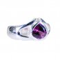 Riyo Garnet Modern Silver Jewellery Uk India Sz 6 Srgar6-26245