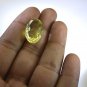 lemon Quartz loose Stone 1 Pieces 14 x 21 mm Oval Yellow faceted Gemstone