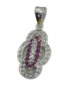 Riyo 925 Solid Sterling Silver Stunning Pendant L 1in Spmucz-116003