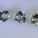 Green amethyst loose Stone 1 Pieces 8 x 8 mm Princess Green faceted Gemstone