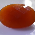Red onyx loose Stone 1 Pieces 18 x 25 mm Oval Red faceted Gemstone