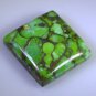 Turquoise  manmade loose Stone 1 Pieces 23 x 23 mm Princess multi cabochon Gemst