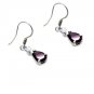 Riyo Garnet Silver Jewelry Supply Huggy Earrings L 1in Segar-26046