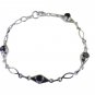 Riyo Black 925 sterling silver Black Oynx Bracelet splendid handmade jewellery d
