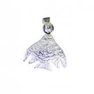 Riyo Plain 92.5 Silver Jewellery  Strand Pendant L 1in Sppla-120029