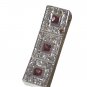 Riyo Red Garnet 925 Solid Sterling Silver Savvy Pendant L 1in Spgar-26134