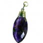 Riyo Amethyst Silver Jewelry Party Promise Pendants L 1.2in Spame-2113