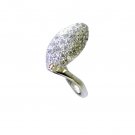 Riyo White Jewellery Silver Silver Ring Wholesale Sz 6.5 Srwhcz6.
