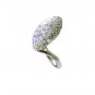 Riyo White Jewellery Silver Silver Ring Wholesale Sz 6.5 Srwhcz6.