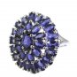 Riyo Iolite Plain Silver Jewellery Cocktail Ring Sz 6 Sriol6-38012