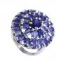Riyo Iolite Plain Silver Jewellery Cocktail Ring Sz 6 Sriol6-38012