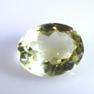 lemon Quartz loose Stone 1 Pieces 14 x 18 mm Oval Yellow faceted Gemstone