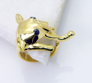 Riyo Black Onyx 18kt Y Gold Fashion  Ring Sz 7 Gprbon7-6080