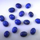 Lapis Lazuli loose Stone 1 Pieces 7 x 9 mm Oval Blue cabochon Gemstone
