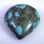 Turquoise loose Stone 1 Pieces 29 x 33 mm Pear multi cabochon Gemstone