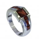 Riyo Garnet Solid Silver Jewelry Silver Ring Designs For Women Sz 6 Srgar6-26034