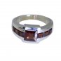 Riyo Garnet Solid Silver Jewelry Silver Ring Designs For Women Sz 6 Srgar6-26034
