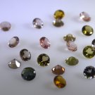 Tourmaline loose Stone 1 Pieces 4.5x4.5,5.5x5.5 mm Round Multi Faceted Gemston