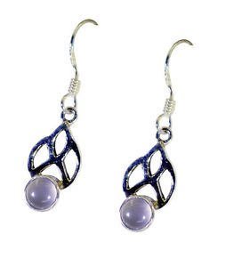 Riyo Rose Quartz Online Silver Jewellery Silver Earring Settings L 1.5in Seroq-6