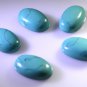 Turquoise manmade loose Stone 1 Pieces 15 x 29 mm Oval multi cabochon Gemstone